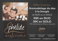 Une envie de modelage du dos ? L'offre caresse est faite pour vous ! 